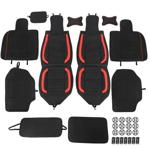 Leather car seat - covers, for