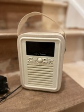 Preowned View Quest Retro Mini DAB Portable Radio Good Condition In Cream