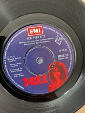 T.Rex.   New York City.   7”
