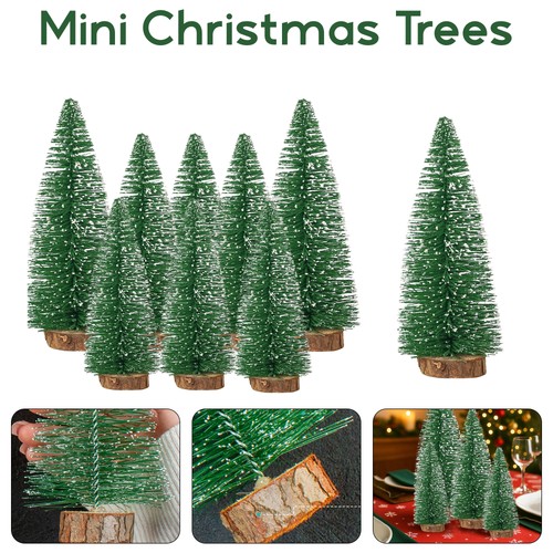 Miniature christmas trees 4pcs - christmas,
