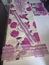 Inspired Aneelas Lawn Collection Unstiched Printed Suit. With Patches