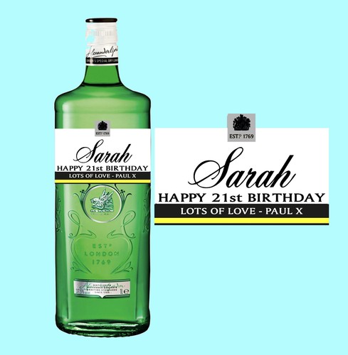 Personalised gordons gin - gordons,