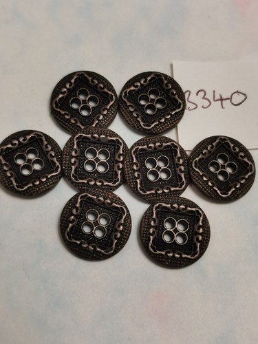 Unusual metal buttons - unusual,