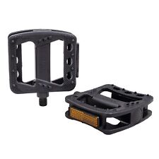 Diamondback BMX Black Platform Pedals - Plastic - 1/2"