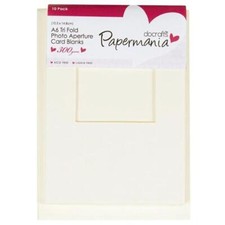 Papermania A6 Tri-Fold Aperture Card Blanks & Envelopes 10pcs