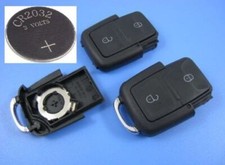 2 BUTTON REMOTE KEY FOB CASE SHELL + FREE BATTERY FOR SKODA FABIA OCTAVIA