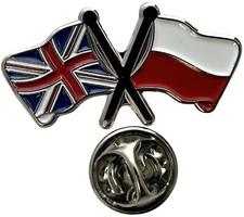 Union Jack and Poland Pin