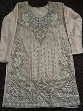 Lovely Asian Peach Fancy Wear