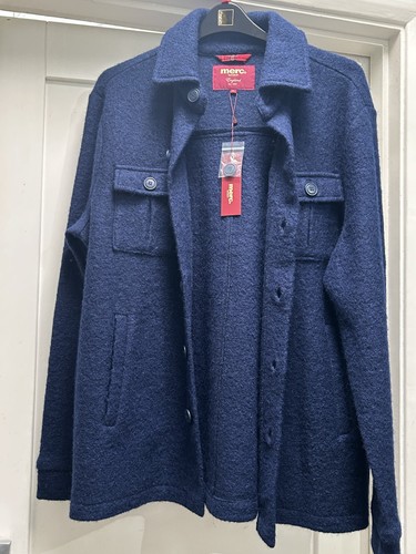 Navy blue merc london wool - navy,