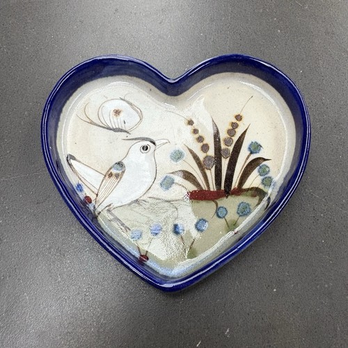 Mexican pottery heart - mexican,