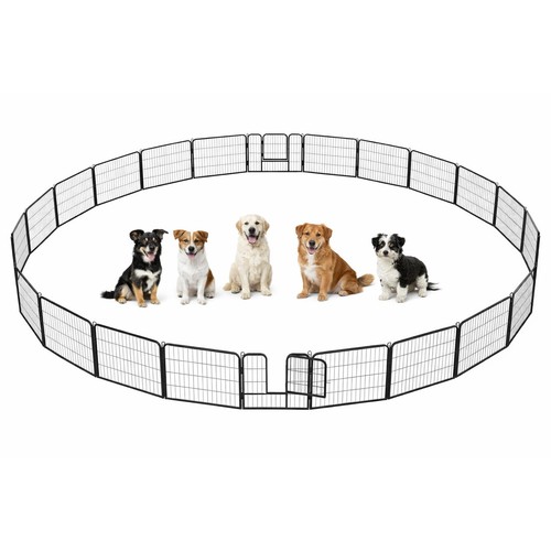 Metal dog playpen - dog,