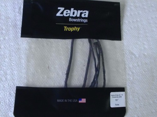Zebra trophy bowstrings - bowstrings, 13"