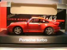 EXTREMELY RARE EARLY SCHUCO 1/43 1995 PORSCHE 911 TURBO OUTSTANDING DETAIL NLA