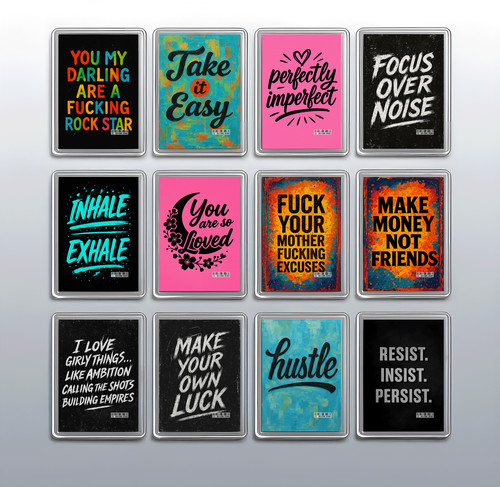 Inspirational words fridge - words,