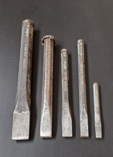 Cold Chisels x 5 by Bedford Stone Mason Brick Layer