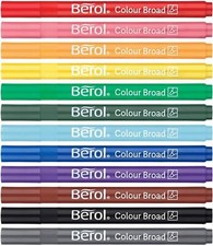 Berol felt tip colouring - 12,