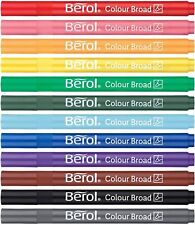 12 x Berol Felt Tip Colouring