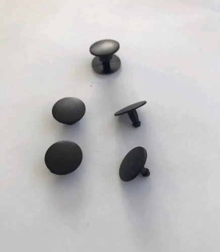 Solid black matte - 2, rivets