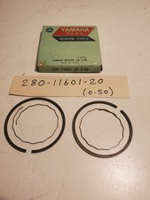 YAMAHA  YDS7  250cc, 2nd o/s O.50 PISTON RING SET  280-11601-20 1972  MODELS