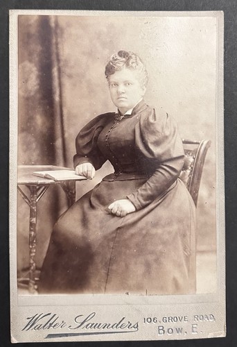 Victorian cabinet card lady - victorian,