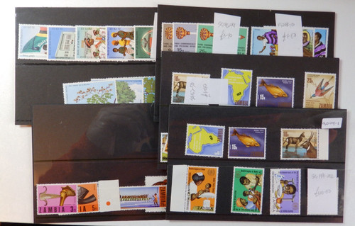 Zambia mnh collection - mnh,