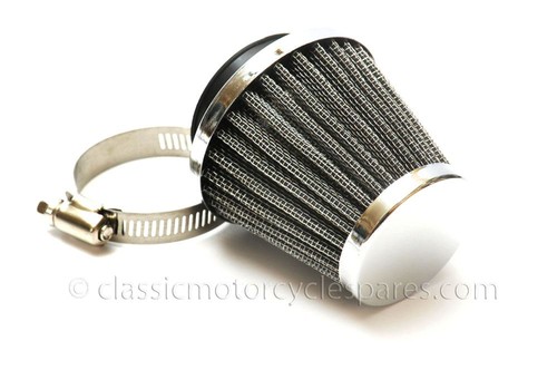 Conical air filter 42mm inlet - conical,