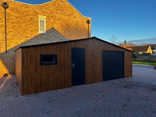 Metal building garden - metal,