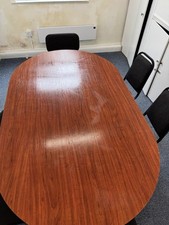Boardroom table with chairs - table,