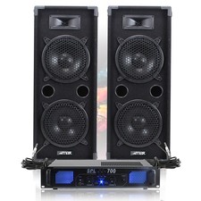 Max SPL700 Dual 8" DJ Speakers