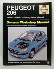 Peugeot 206 Haynes Workshop