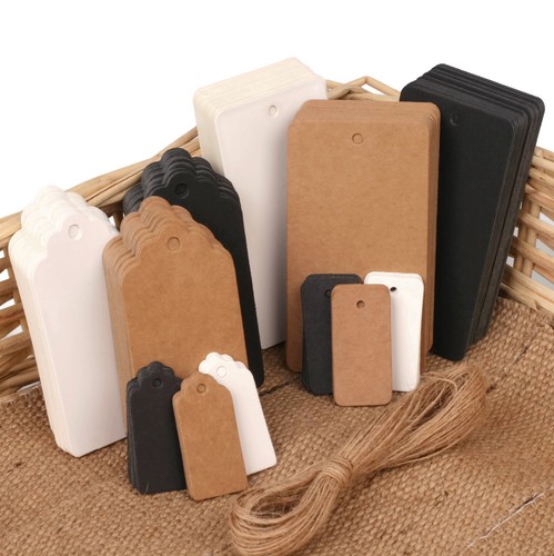 Gift tags paper eco - tags,