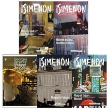 Georges Simenon inspector maigret series 10 Collection 5 Books Set (Books 46-50)