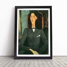 Amedeo Modigliani Bildnis Jean Cocteau Wall Art Print Framed Picture Poster