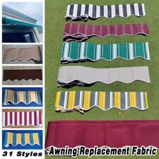 Store Banner Replacement Waterproof Wavy Valance Sun Shade Canopy Patio Awning