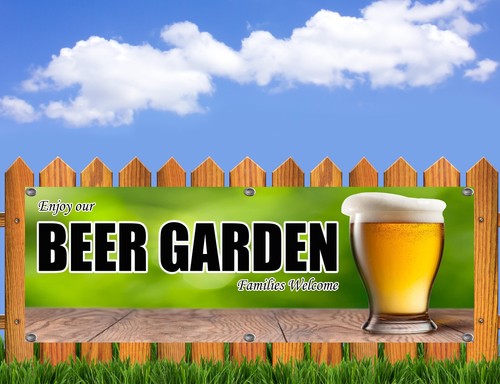 Outdoor pvc beer garden - pvc, banner