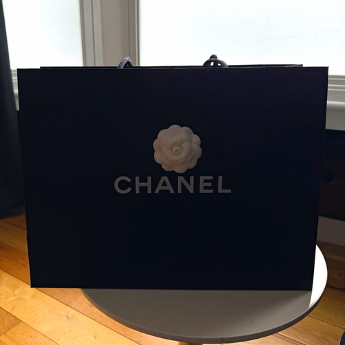 Chanel black gift bag - gift,