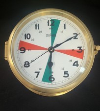 Vintage Brass Ships Clock