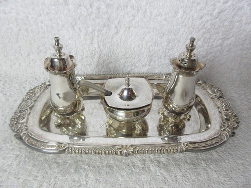 Condiment set galleon ornate - set:,
