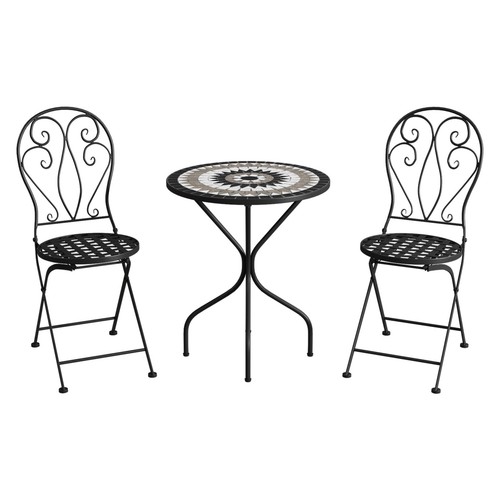 Mosaic bistro set ceramic - mosaic,