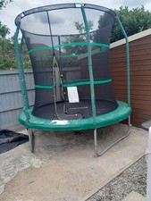Trampoline, 8ft, Secure Netting All Round With Zip Closing To The Front