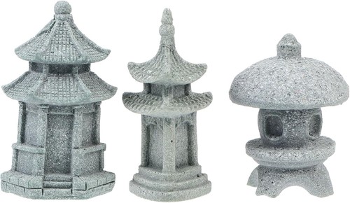 Happyyami 3pcs mini - 3pcs, pagoda