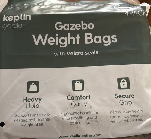 Keplin gazebo weight bags - gazebo, set