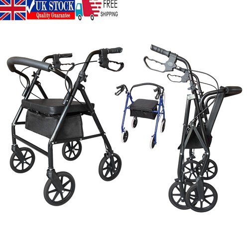 Folding wheeled rollator - 4,