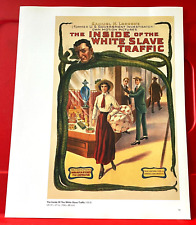 Inside Of The White Slave Traffic Movie/Film Poster Art PICTURE/PRINT 12" x 9.5"