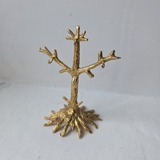 Gold metal tree jewellery - gold,