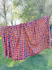 Large Pair Vintage Plaid