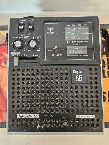 Vintage sony icf 5500m captain - vintage,