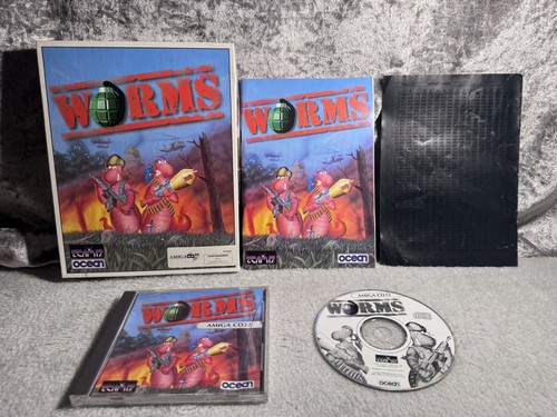 Commodore amiga cd32 worms - amiga,