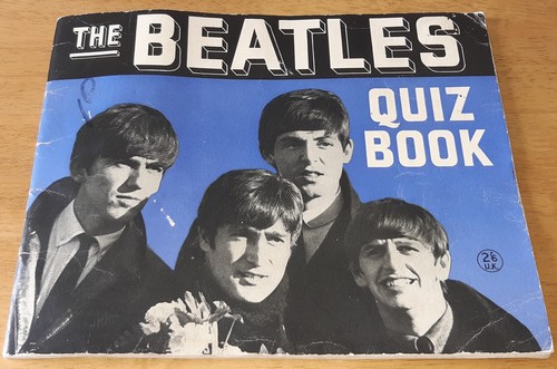 Vintage beatles quiz book - vintage,