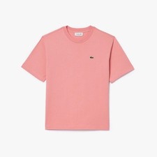 Women's Lacoste Relaxed-Fit Soft Cotton T-Shirt in Pink